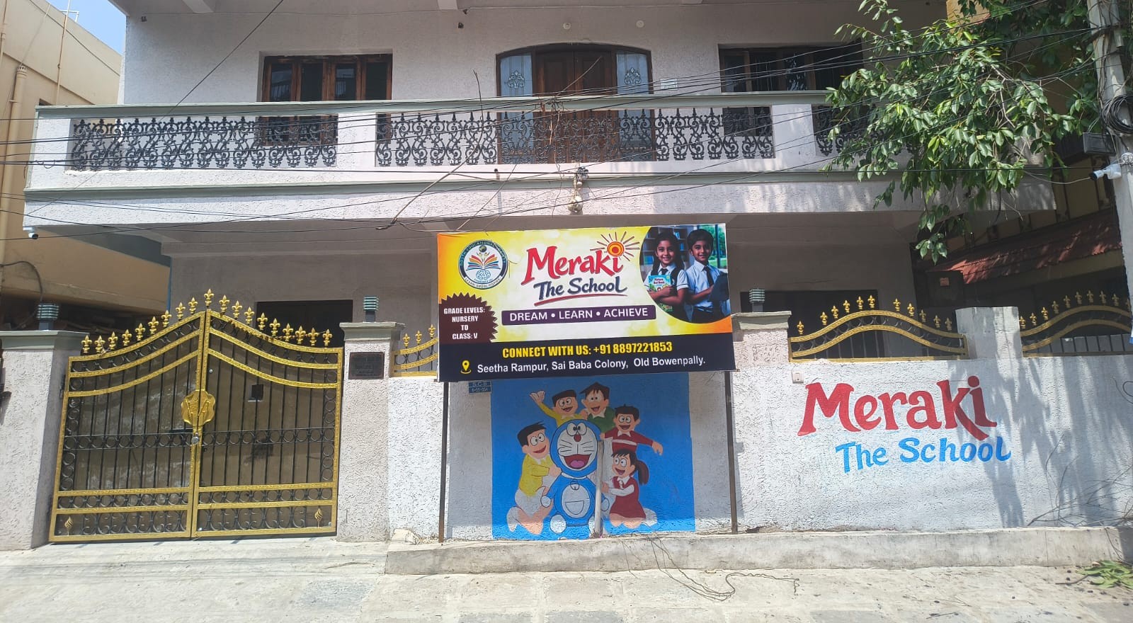 Students at Meraki The School, Bowenpally Hyderabad